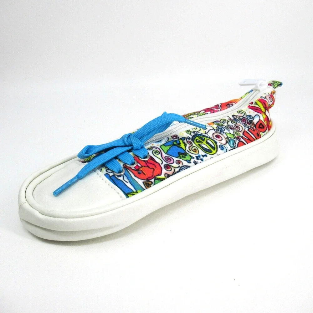 Girl Scout Hippie Sneaker Pencil Case Little Brownie Baker Zipper Pouch Kellogg